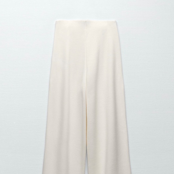 Zara cream knit pants - Picture 8 of 12